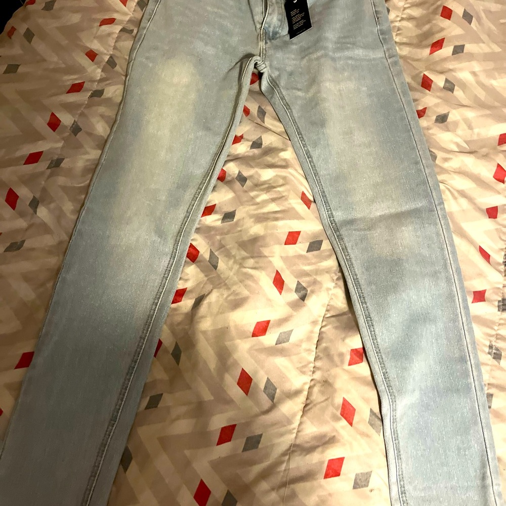 Light blue jeans